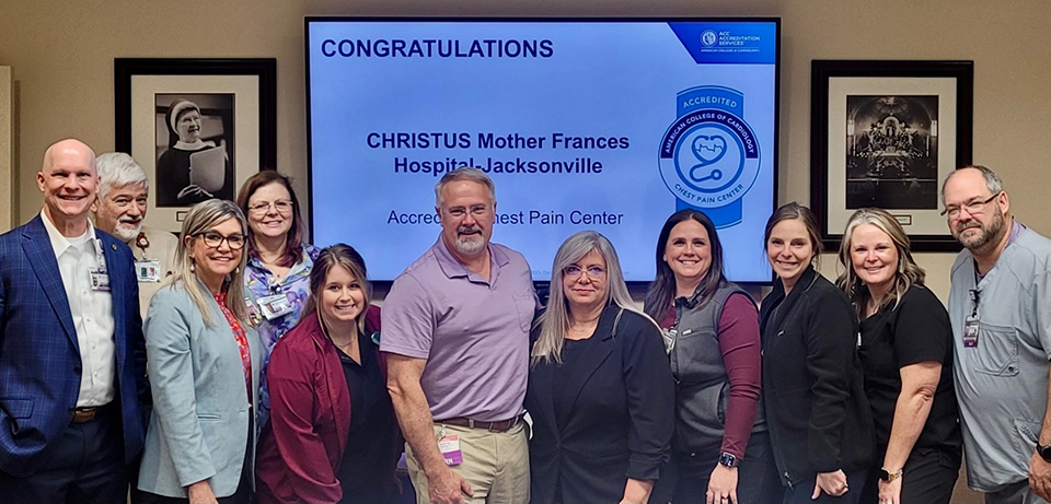 CHRISTUS Jacksonville Chest Pain Accreditation