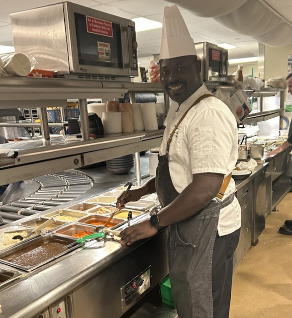 Mohamed Thiaw, executive chef with CHRISTUS Southeast Texas Health System